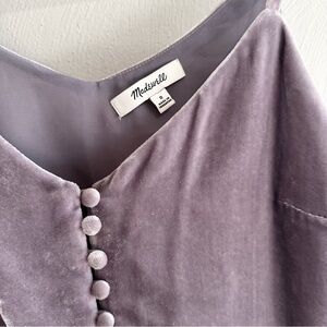 Women’s Madewell velvet top